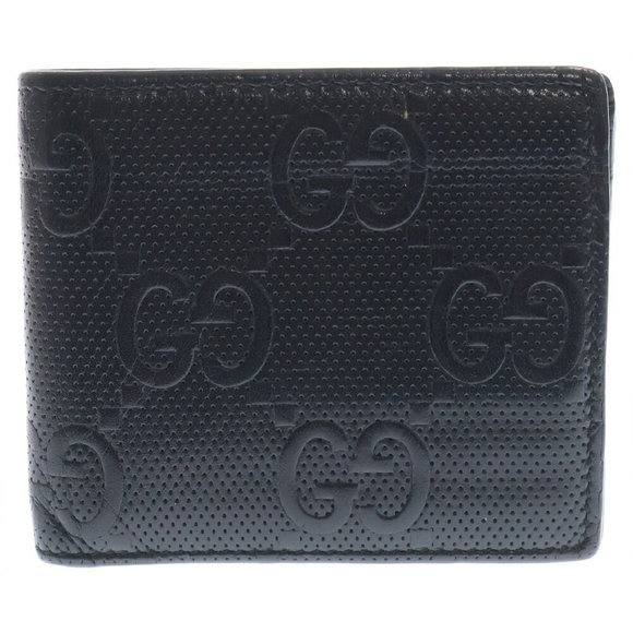 Gucci GG Wallet Black Compact - Picture 1 of 5